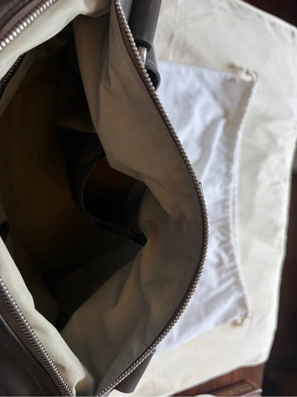 N/A grey leather